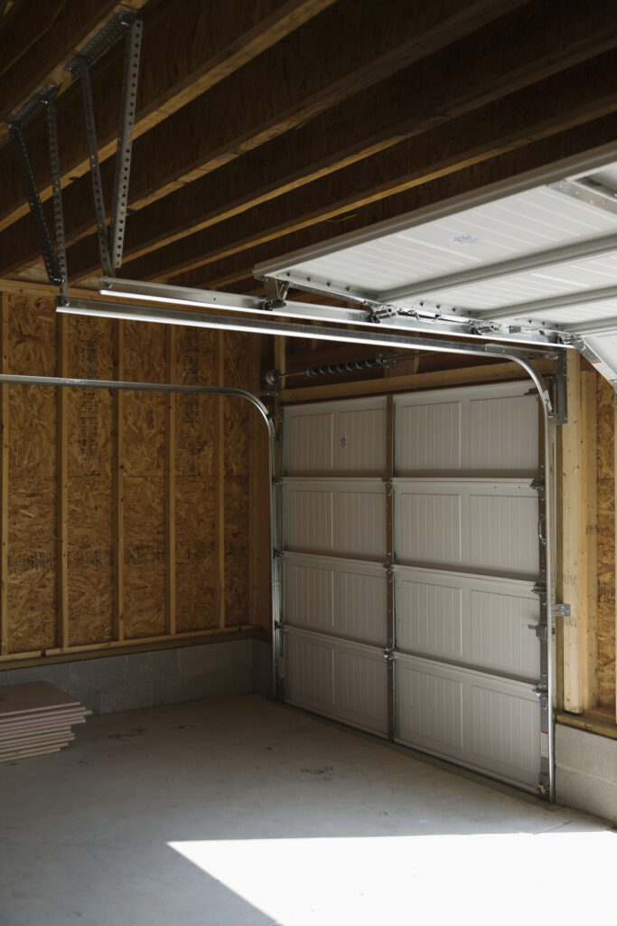 Modern rolling garage doors installed by Best Door Co. in Florence Alabama